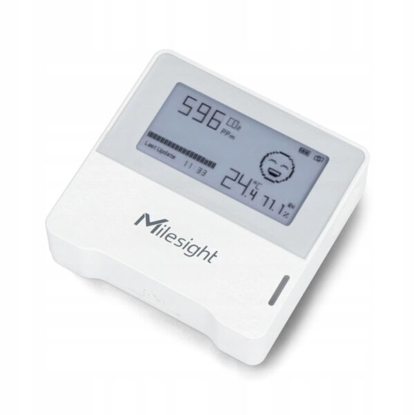 IoT Milesight Indoor Ambience Monitoring Sensor LoRaWAN Temp. Humidity CO2 E-Ink Display