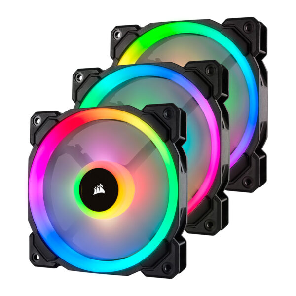 120mm Corsair LL120 RGB dual LED 3 Stück
