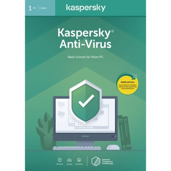 Kaspersky Anti-Virus - 1 Device, 1 Year - Box
