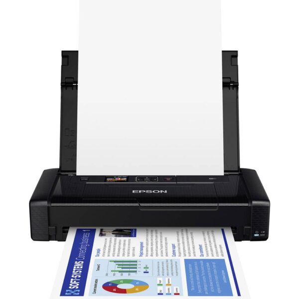 T Epson WorkForce WF-110W mobiler Tintenstrahldrucker A4 USB WLAN WiFi Direct inkl. Akku