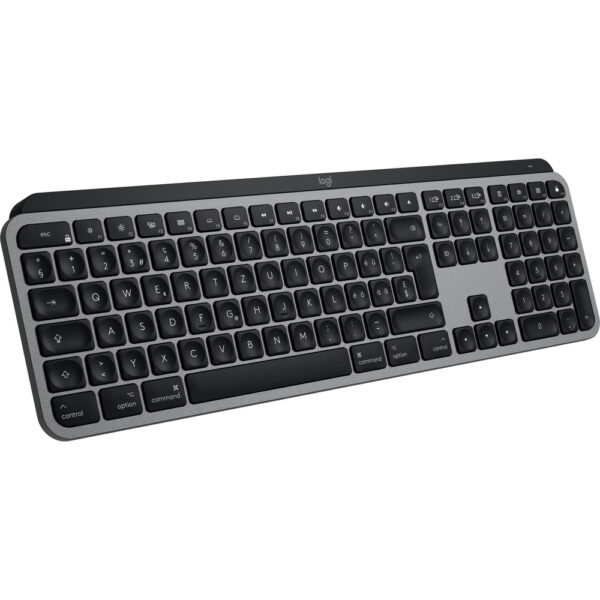 Logitech MX Keys für Mac Wireless Bluetooth Alu -black QWERTZ DE