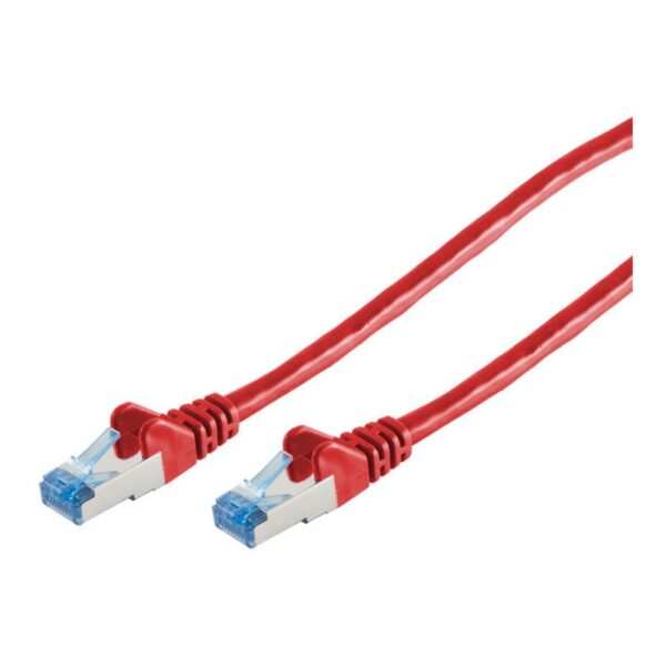 Patchkabel CAT6a RJ45 S/FTP PiMF 0,5m Rot