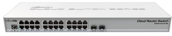 24+2P MikroTik CRS326-24G-2S+RM POE SFP+ M RM