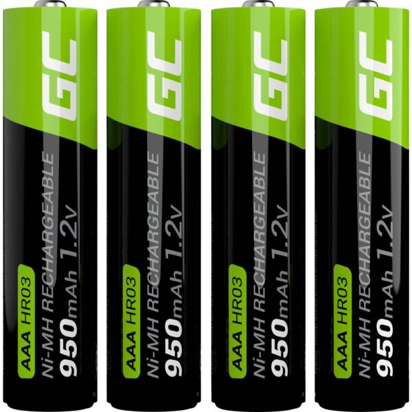 Green Cell Akku 4xAAA HR03 950mAh