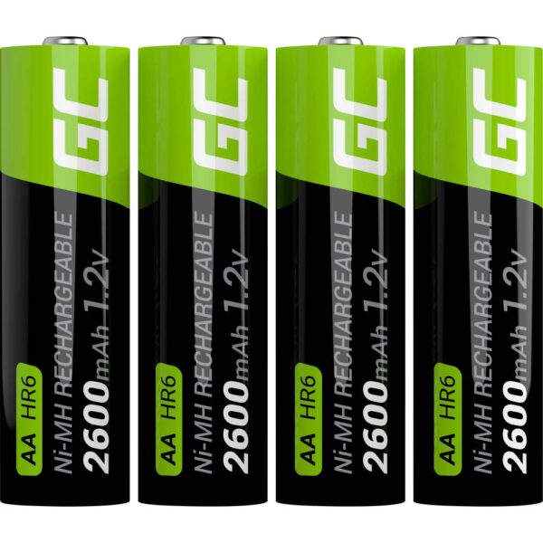 Green Cell Akku 4xAA HR6 2600mAh