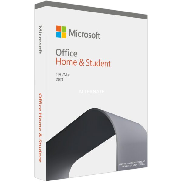 Microsoft Office Home & Student 2021 - 1 PC/MAC - DE - Box