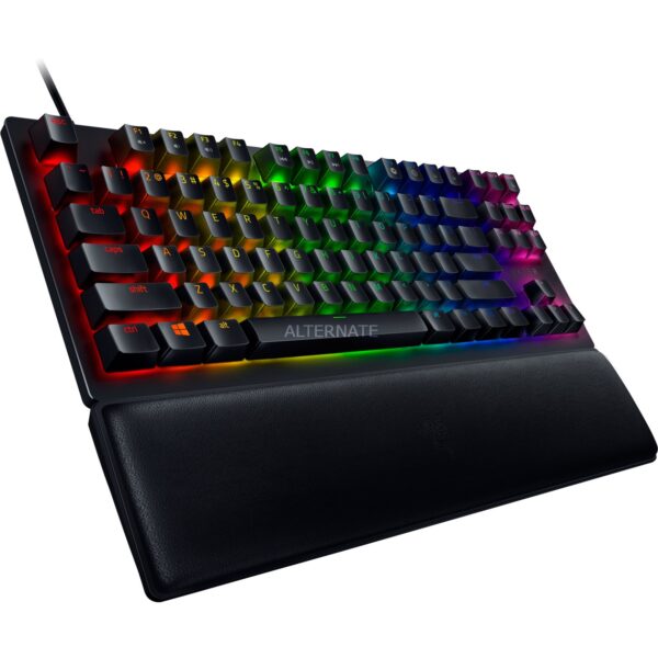 Razer Huntsman V2 Tenkeyless Gaming Keyboard Optical Red QWERTZ black