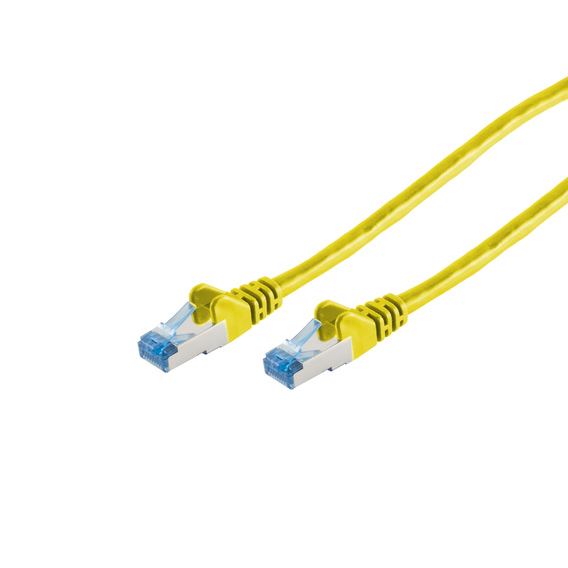 Patchkabel CAT6a RJ45 S/FTP PiMF 0,5m Gelb