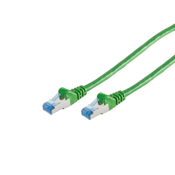 Patchkabel CAT6a RJ45 S/FTP PiMF 1m Grün