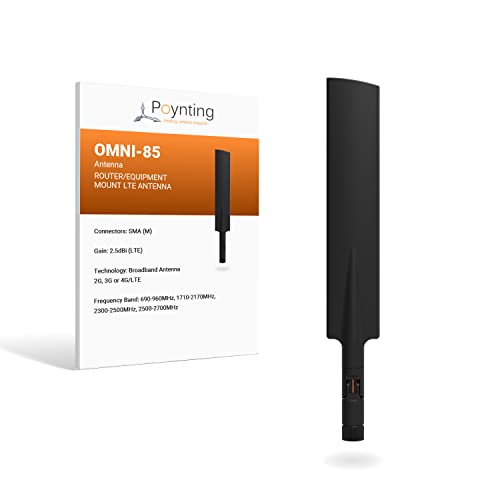 Poynting Antennas 5G/LTE M2M/IoT A-OMNI-0085-V3-01 schwarz SMA (M) NEW