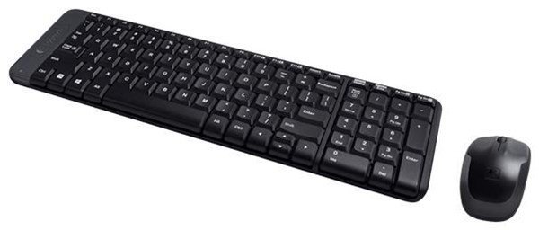 Logitech MK220 Wireless Desktopset QWERTY US