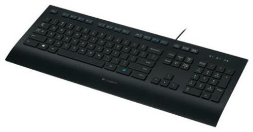 Logitech Corded K280e USB Layout QWERTY US