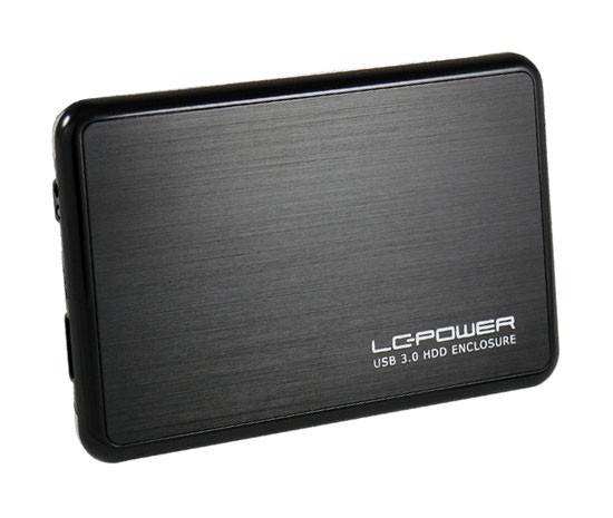 6cm SATA USB3 LC-Power Alu black