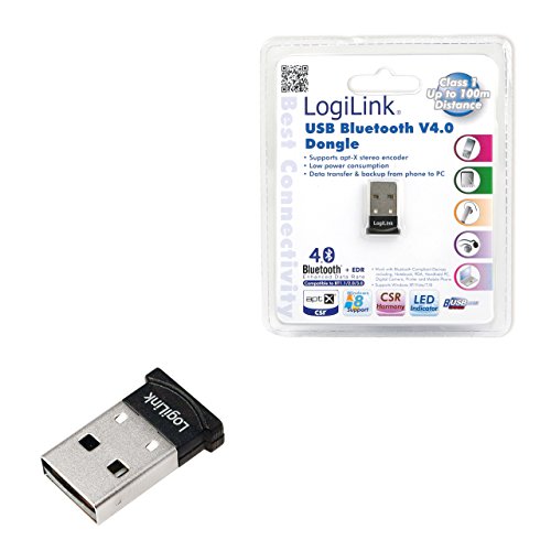 LogiLink Bluetooth 4.0 Adapter USB 2.0 50m Reichweite Schwarz