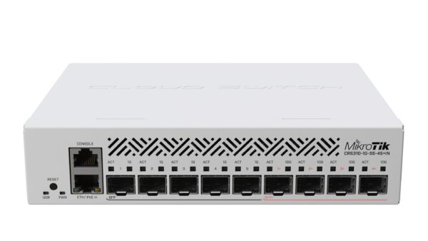 10P Mikrotik CRS310-1G-5S-4S+IN SFP+ POE+ RM