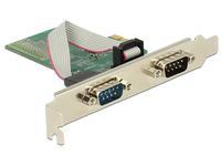 DeLock 2-Port Seriell RS-232 PCI Express-Karte