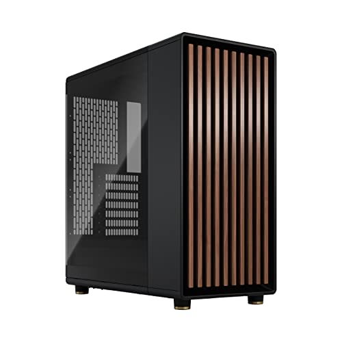 Midi Fractal Design North Charcoal Black Window Clear