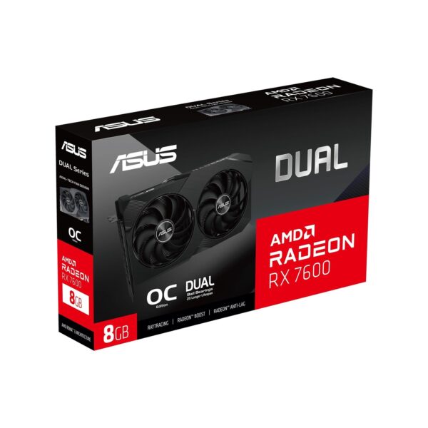 RX 7600 8GB Asus Dual OC V2 GDDR6