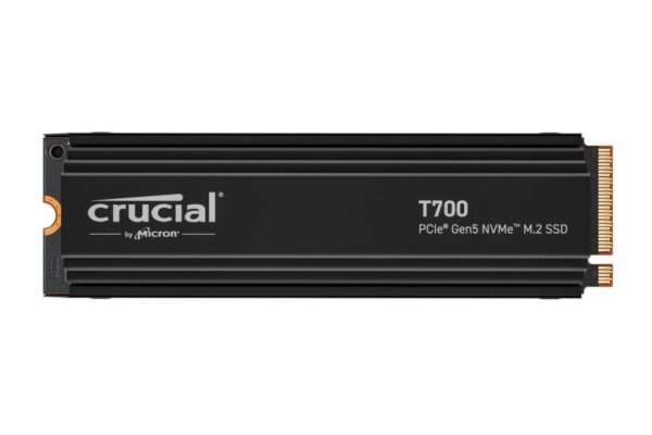M.2 1TB Crucial T700 NVMe PCIe 5.0 x 4 with Heatsink
