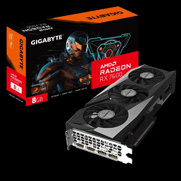 RX 7600 8GB Gigabyte Gaming OC GDDR6