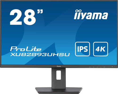 71,1cm/28'' (3840x2160) Iiyama XUB2893UHSU-B5 28IN 16:9 3ms IPS HDMI IPS UHD Black
