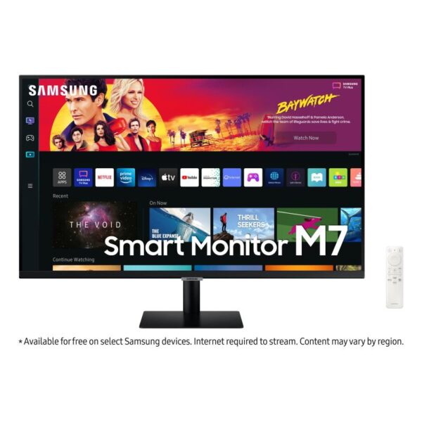 80cm/32'' (3840x2160) Samsung LS32BM700UP Smart 16:9 4ms 2xHDMI USB-C VESA Speaker 4K Black