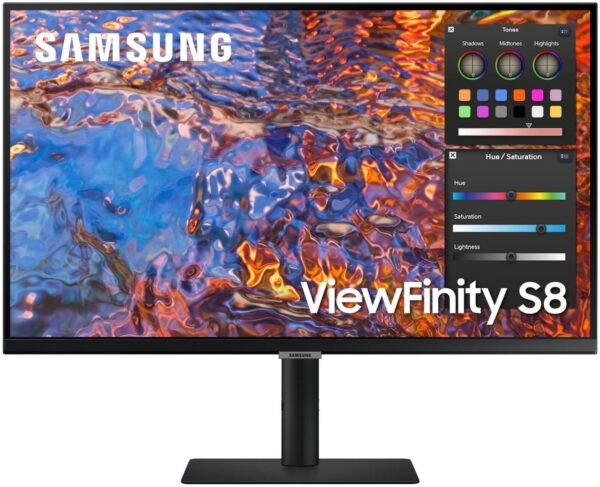 68,6cm/27'' (3840x2160) Samsung S27B800PXP 16:9 5ms IPS HDMI DisplayPort USB-C VESA Pivot 4K Black