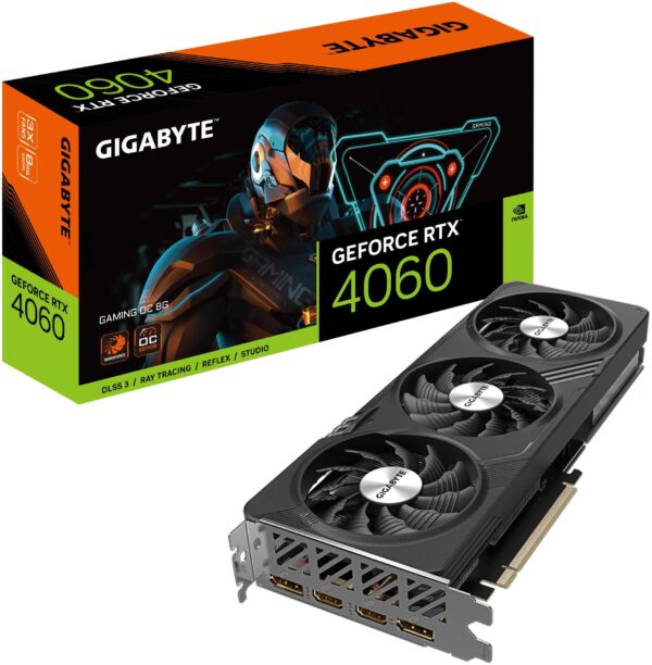 RTX 4060 8GB Gigabyte Gaming OC GDDR6 3Fan