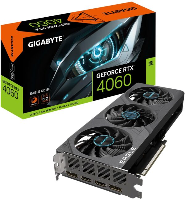 RTX 4060 8GB Gigabyte Eagle OC GDDR6 3Fan