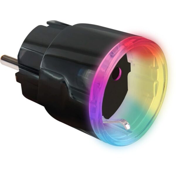 Shelly Plug & Play "Plus Plug S" Wi-Fi Smart-Steckdose 10A Messfunktion WLAN Bluetooth Schwarz