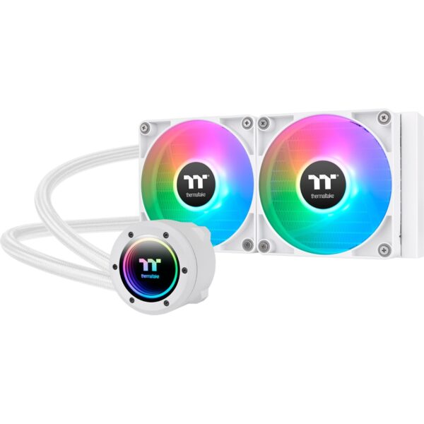 K Cooler Wasserkühlung Thermaltake TH240 V2 ARGB Sync CPU Liquid Cooler Snow Edition